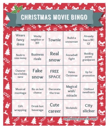 Funny Christmas Bingo